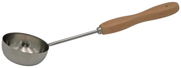 SAUNIA LÖYLYKAUHA 48 CM RUOSTUMATON TERÄS, PYÖKKI KAHVALLA