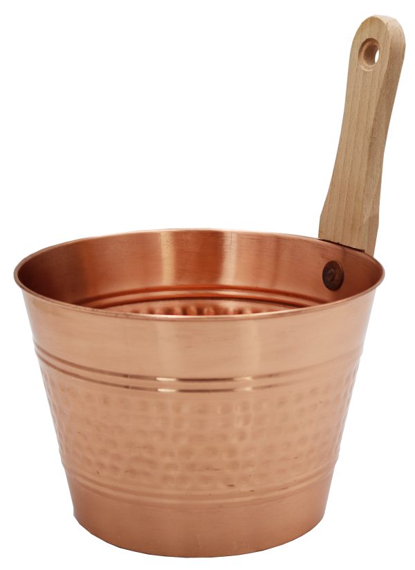 SAUNIA KUPARIKIULU 4L KUPARI, PYÖKKI KAHVALLA