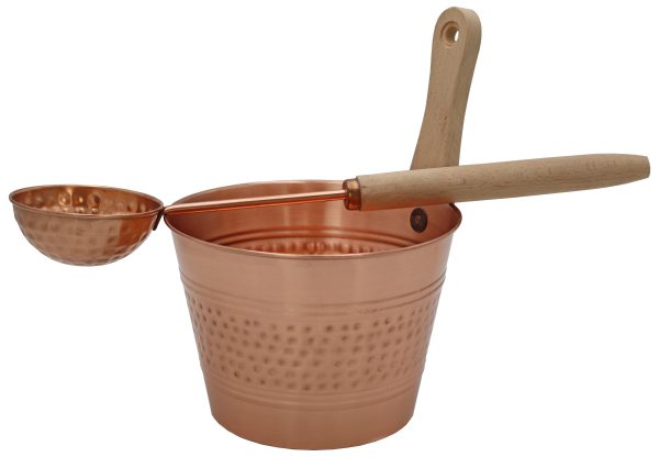 SAUNIA SAUNASETTI, KUPARIKIULU 4L JA –LÖYLYKAUHA 48 CM