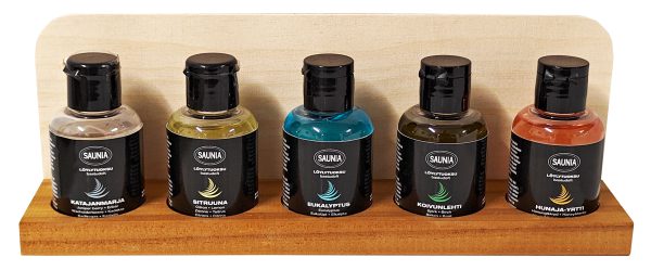 SAUNIA TUOKSUBAARI, 5 TUOKSUA SAINÄTELINEESSÄ