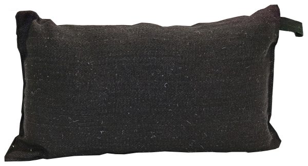 SAUNIA PEHMEÄ SAUNATYYNY, MUSTA PÄÄLLINEN: 100% PELLAVAA, VANUTÄYTE