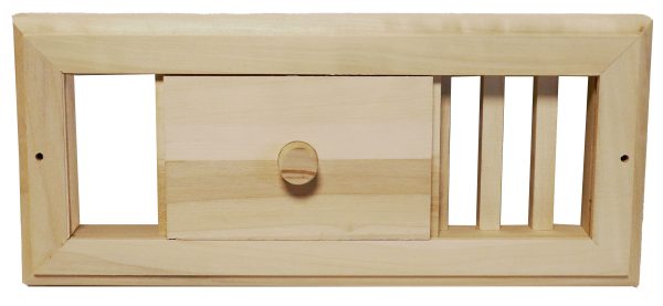 SAUNIA SAUNAN IV-RITILÄ LIUKUOVELLA 30 X 13 X 3 CM, HAAPA
